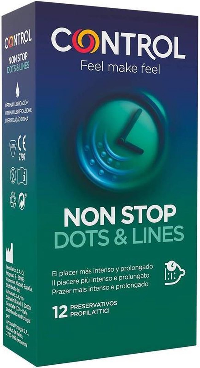 Control Nonstop Dots And Lines 12 Units / Sex / Erotic Toys