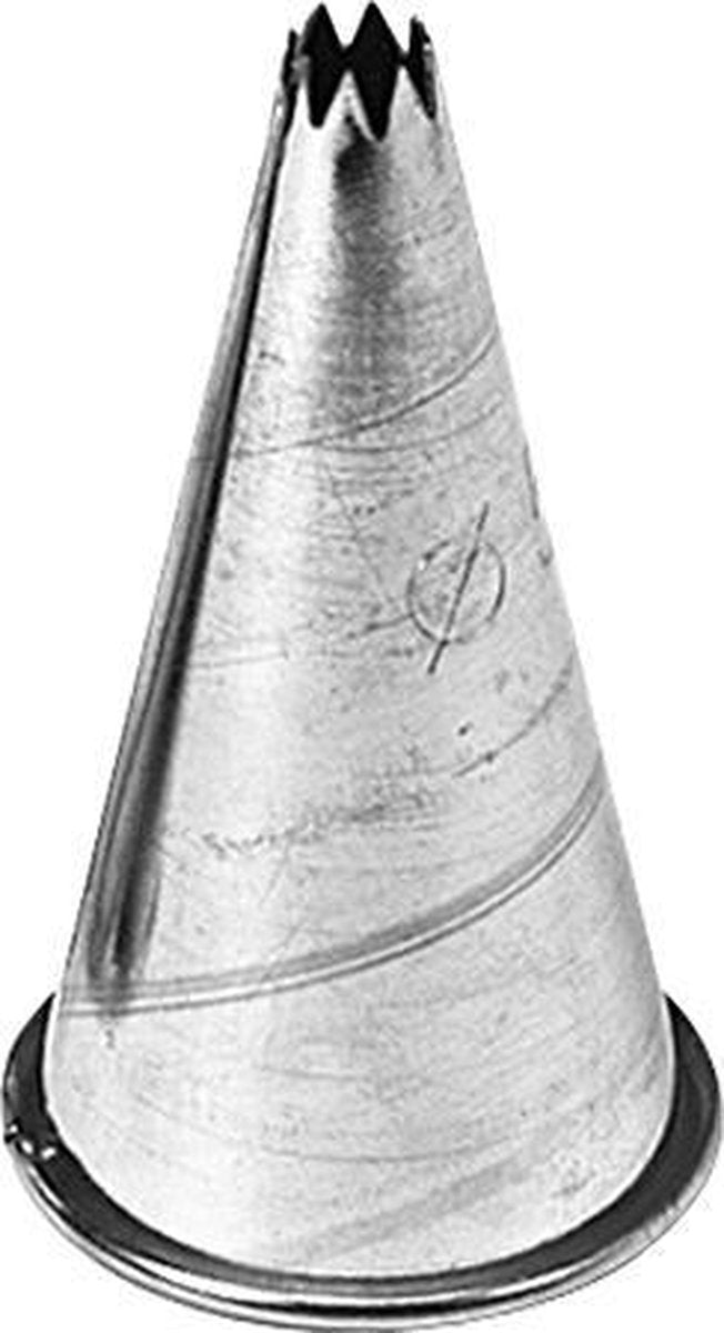 Garneerspuitje RVS Gekarteld Ø5mm