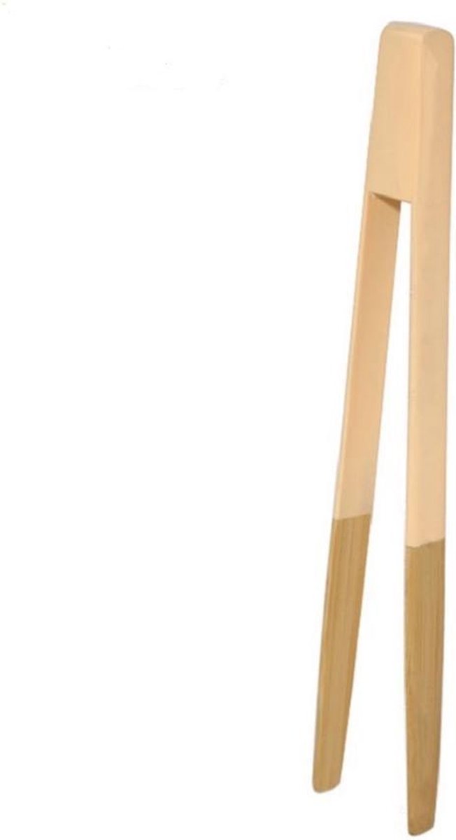 Invendio - grijptang - toastertang - grilltang - bamboe -oranje