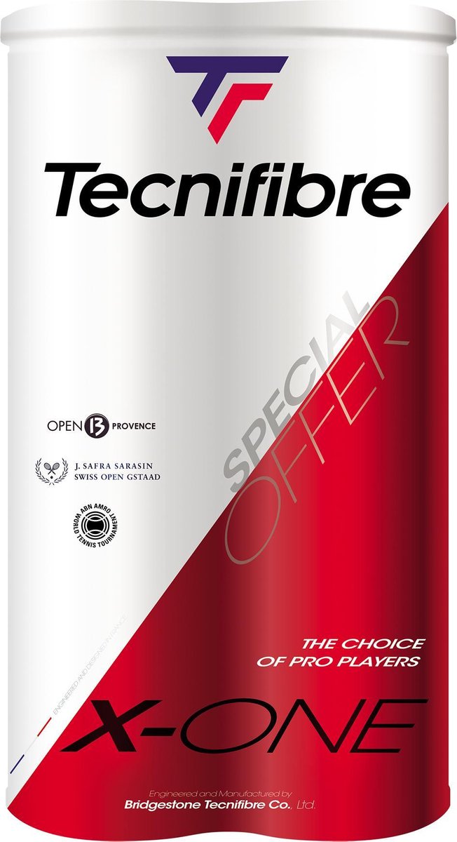 Tecnifibre X-One (4 balls can) BI-PACK