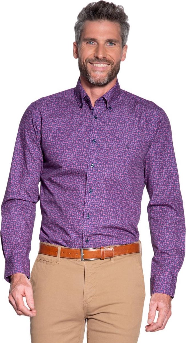 Campbell Classic Casual overhemd lange mouw