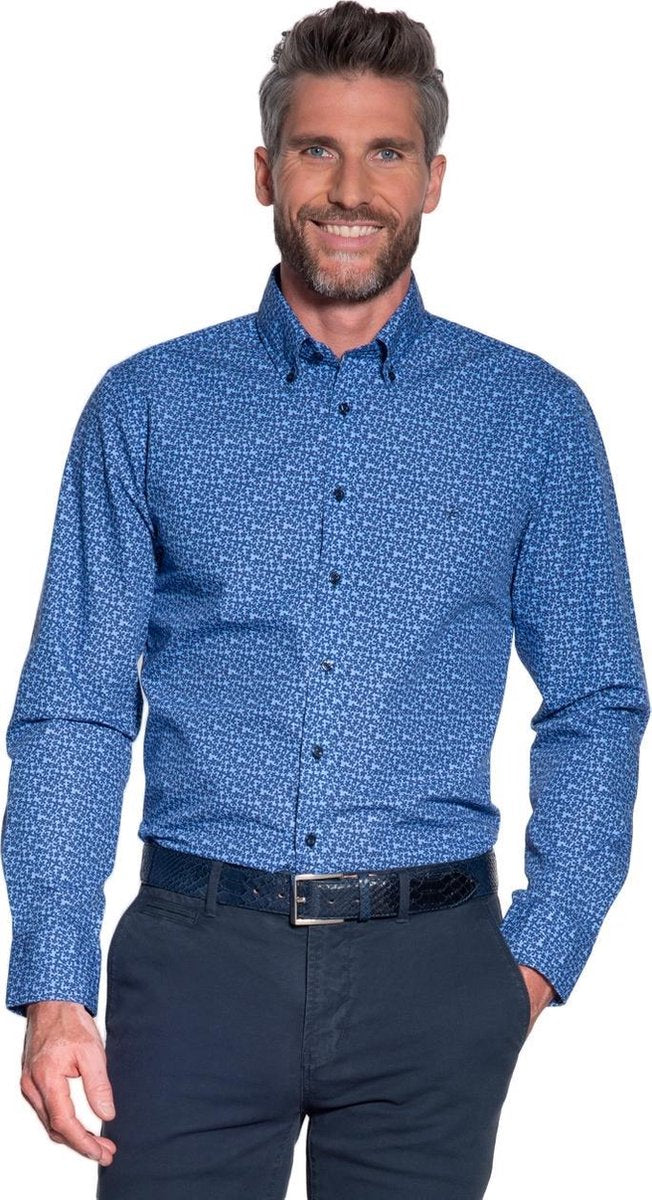 Campbell Classic Casual overhemd lange mouw