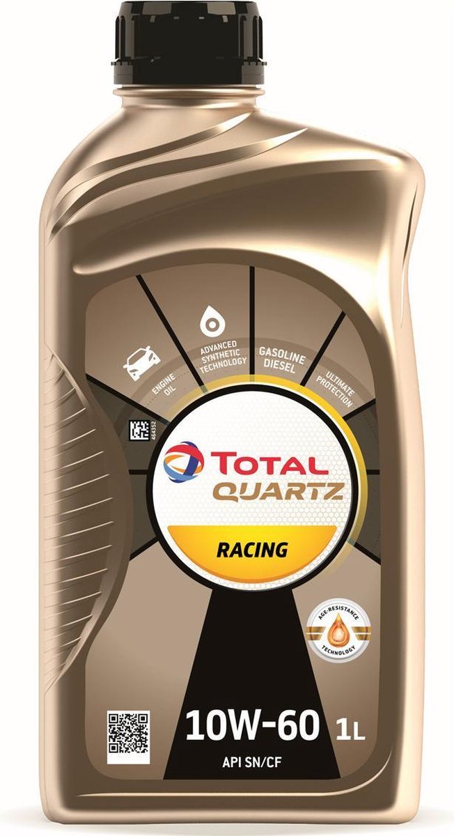 TOTAL QUARTZ RACING 10W-60 1 liter