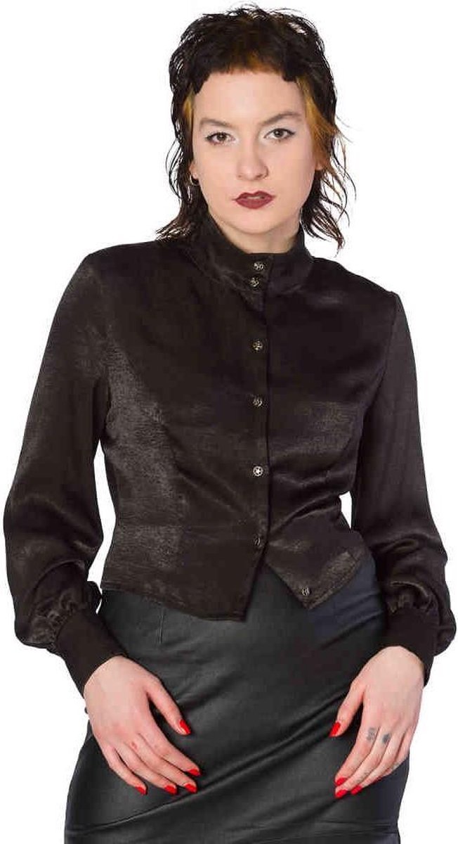 Banned Blouse -M- PENTACLE Zwart