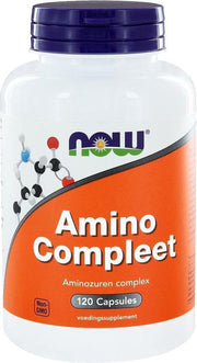Now Foods - Amino Compleet - Aminozuren Complex - 120 Capsules