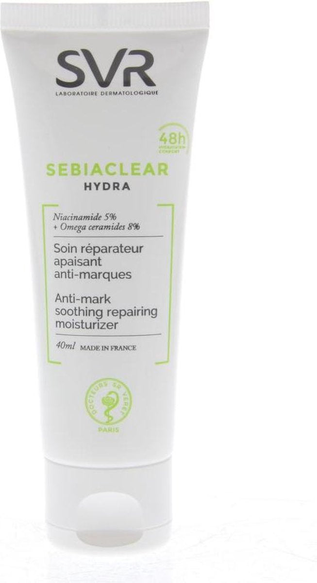 SVR Dagcrème Sebiaclear Hydra Soin Reparateur Apaisant Anti-Marques