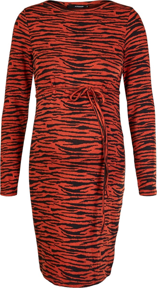 Supermom Jurk Zebra Zwangerschap Maat S