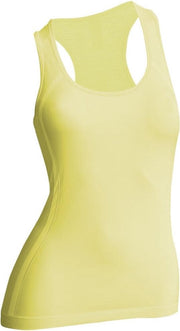 Iron-ic Sporttop Performance Dames Polyamide Geel Maat M/l
