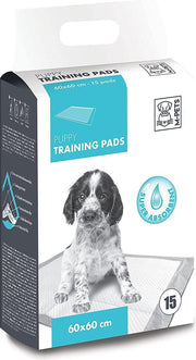 M-pets Trainingpads Puppy 60 X 60 Cm Textiel Wit 15 Stuks
