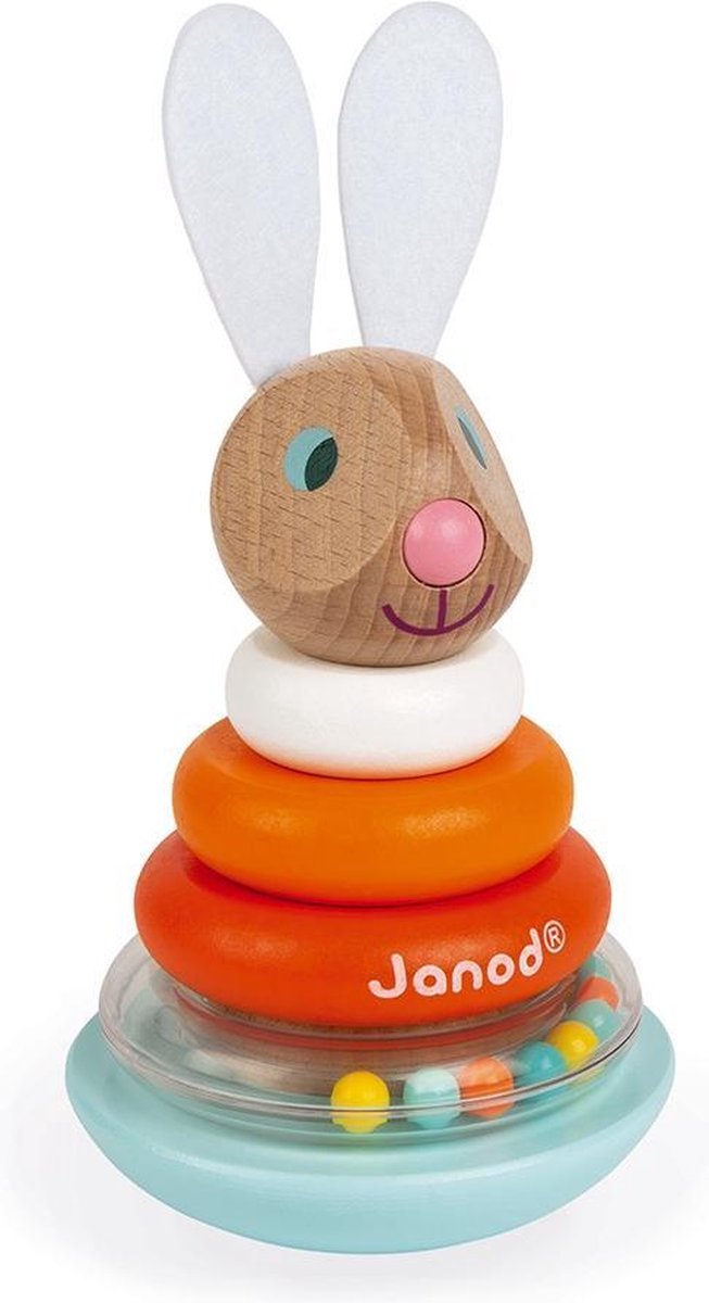 Janod Lapin - Stapeltuimelaar konijn
