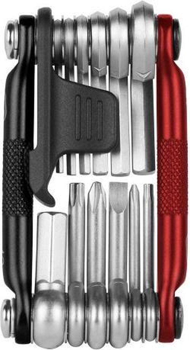 Crankbrothers multitool zakmodel 13 delig zwart rood