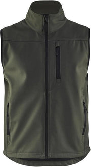 Blåkläder 8170-2515 Bodywarmer Softshell Army Groen maat 4XL