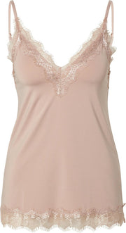 Rosemunde blouse strap top Poederroze-38 (M)