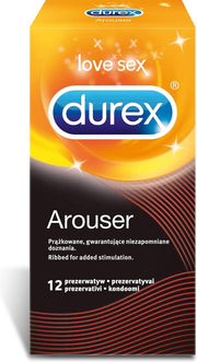 Durex - Arouser Ribbed Condoms 12Pcs