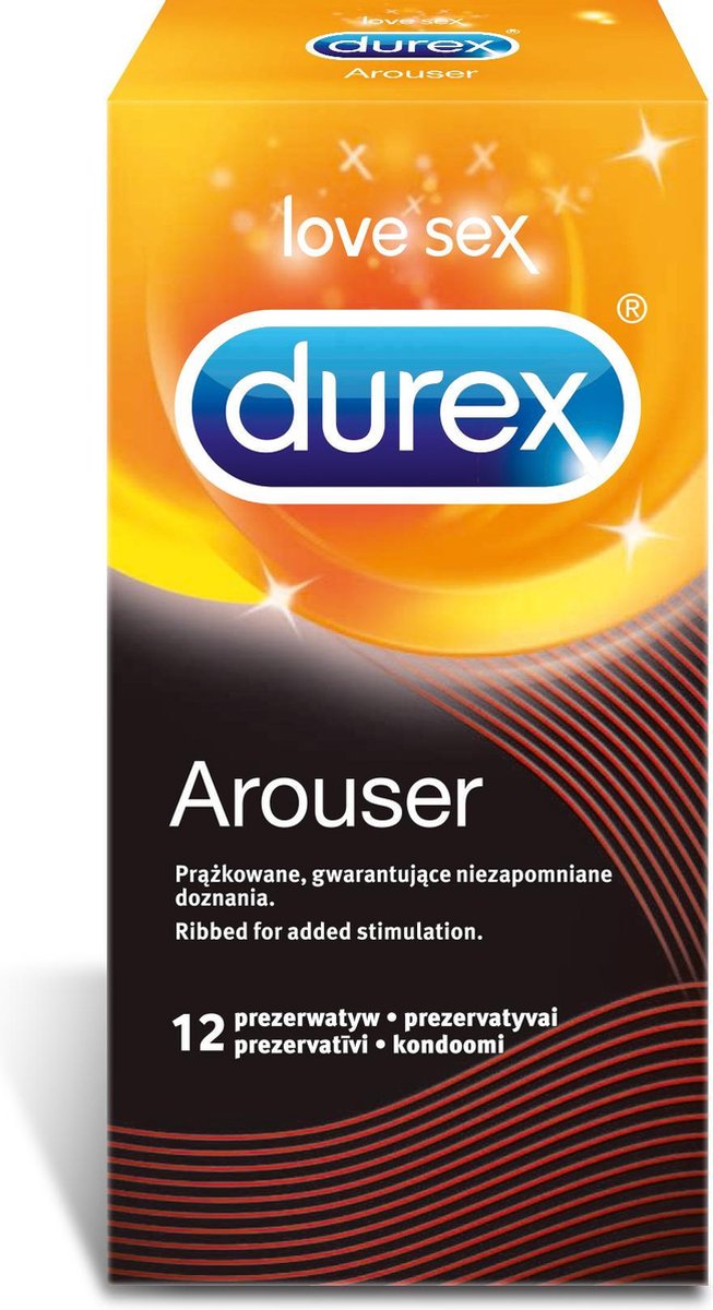 Durex - Arouser Ribbed Condoms 12Pcs