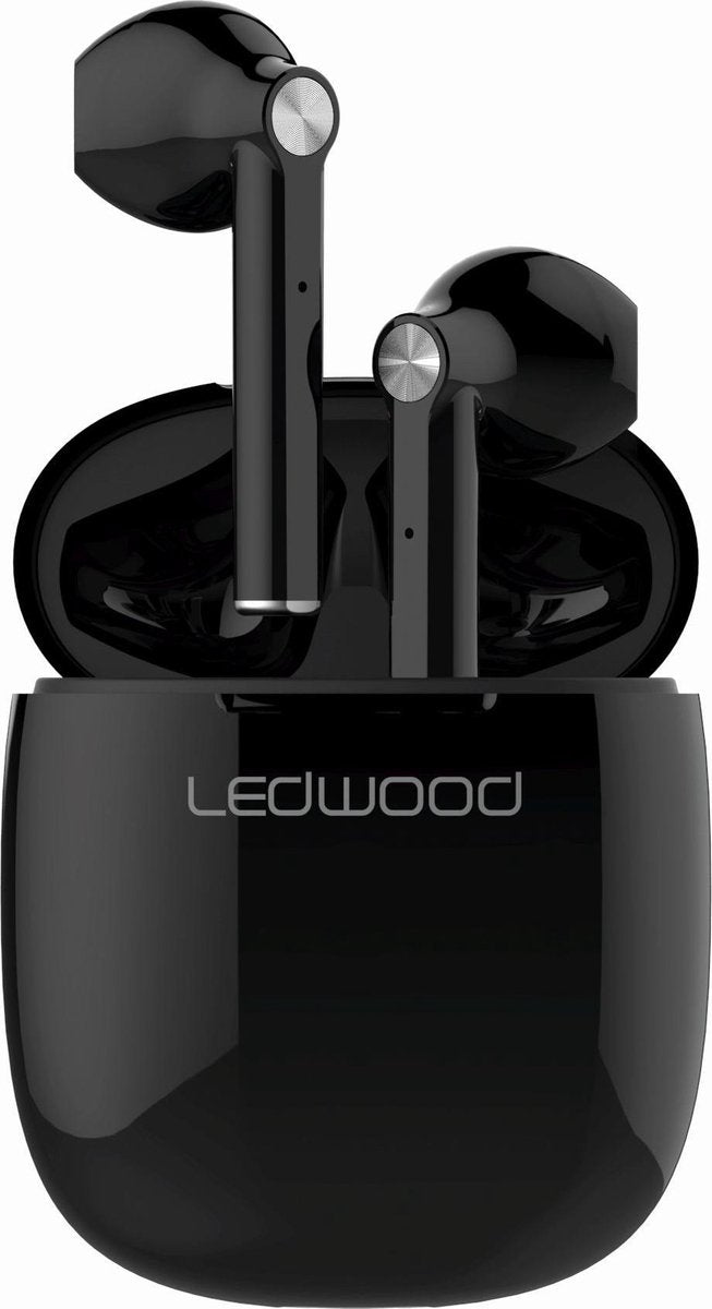 LEDWOOD T16 Bluetooth 5.0 Stereo Headset - draadloze oortjes - Zwart