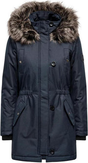Onliris Fur Winter Parka Cc Otw 15213755 India Ink/brown Fur