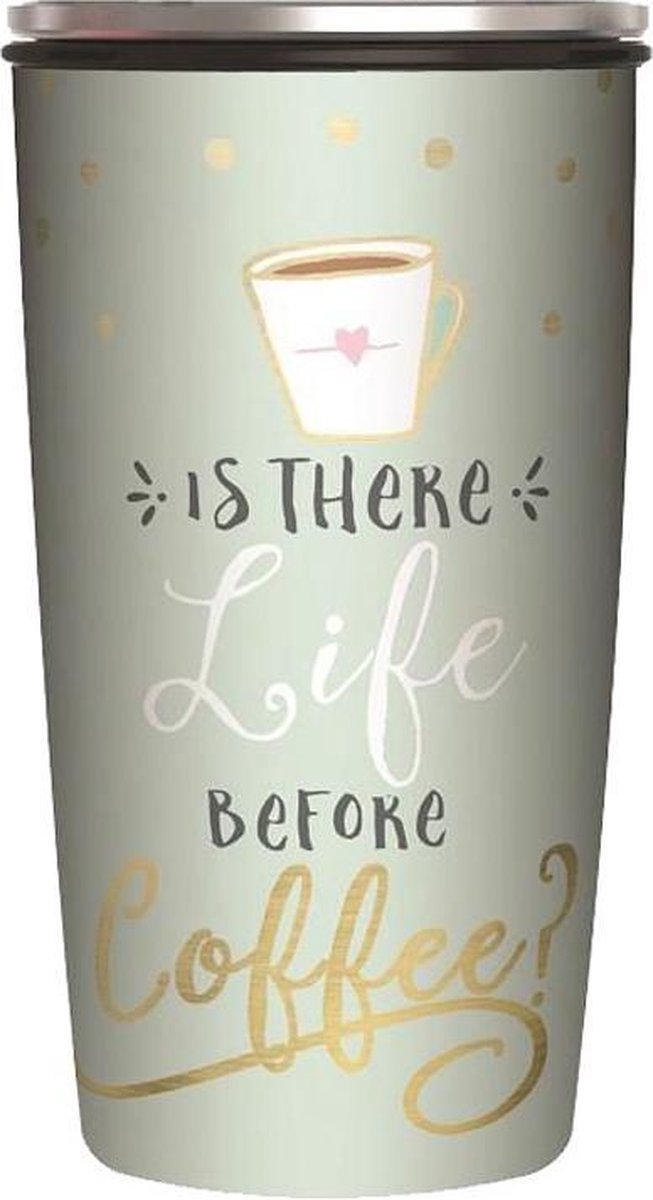 Chic.mic Drinkbeker Slidecup* Life Before Coffee 420 Ml