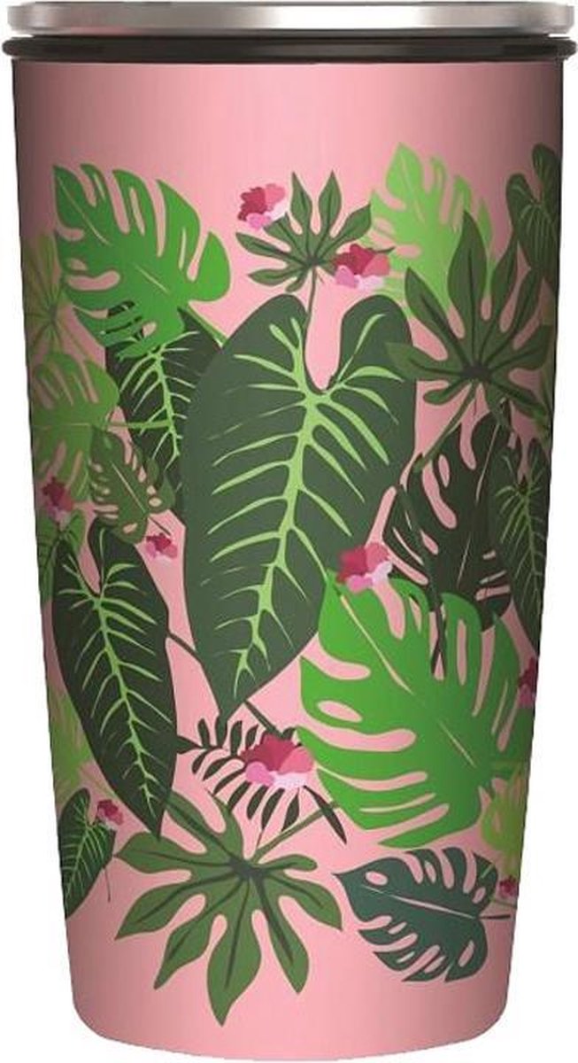 Chic.mic Drinkbeker Slidecup* Pink Jungle 700 Ml