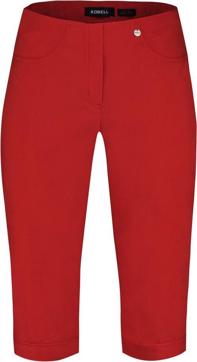 Robell - Model Bella 05 Bermuda - Bengaline Stretch - Rood - EU38