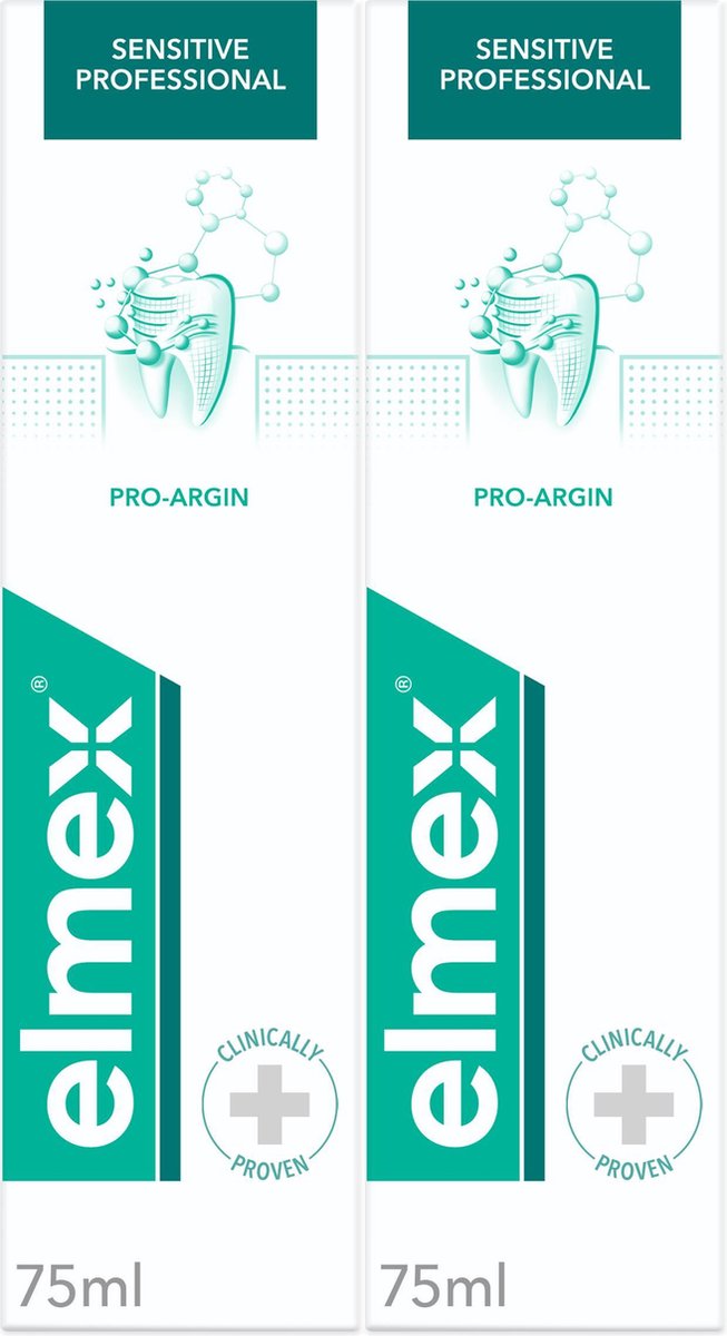 2x Elmex Sensitive Professional Tandpasta 75 ml