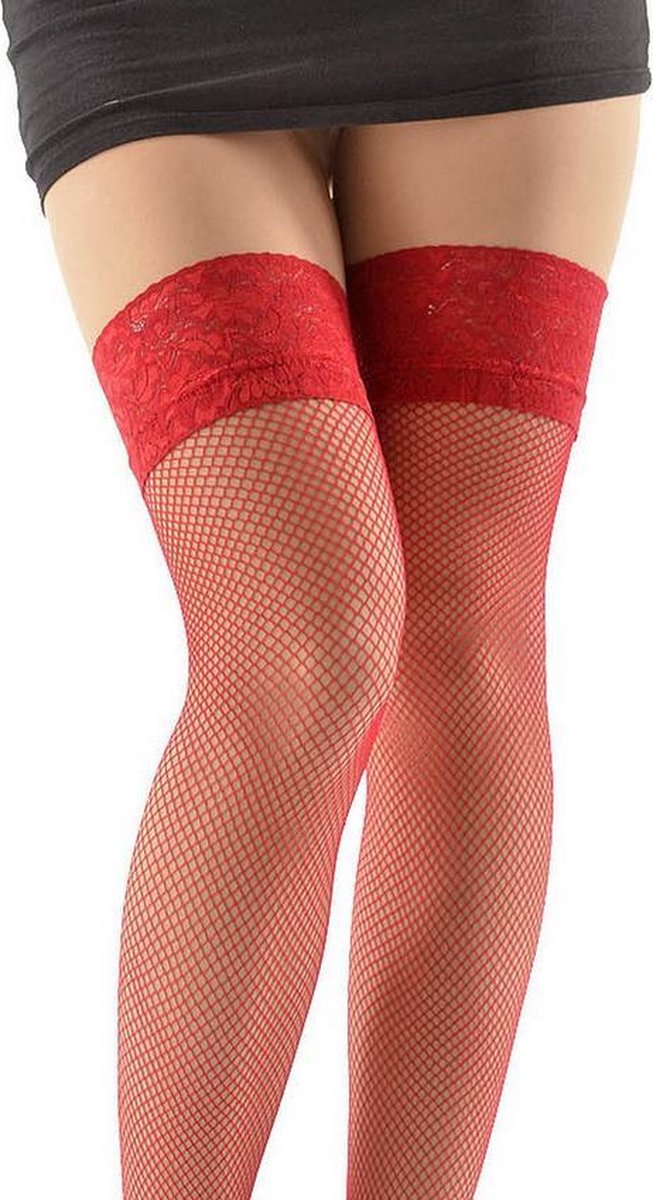 Gabriella Luxe visnet Stay Up kousen Calze Kabarette 151