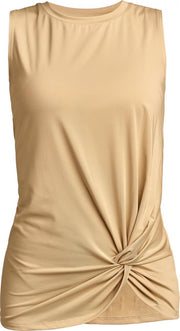 Röhnisch Jolie Knot Singlet Women Curry - XL