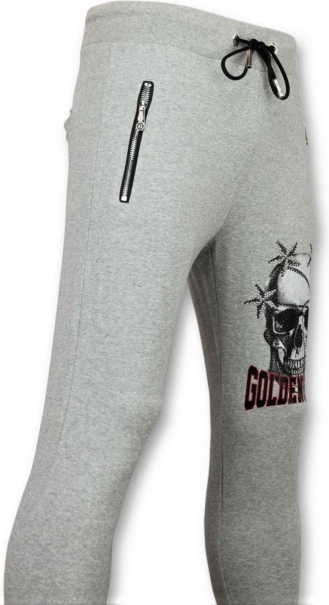 ENOS Trainingsbroek Mannen - Joggingbroek Kopen - Grijs - Maten: XS