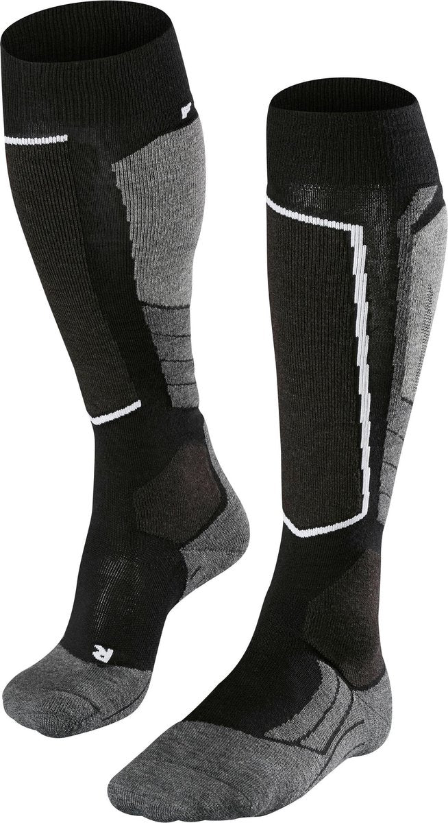FALKE SK2 Wool Skisok Dames 16525 - Grijs - 41/42