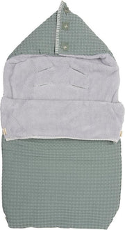 Koeka Voetenzak wafel teddy Oslo 0+ (3 punts) - sapphire/silver grey 0-6 M
