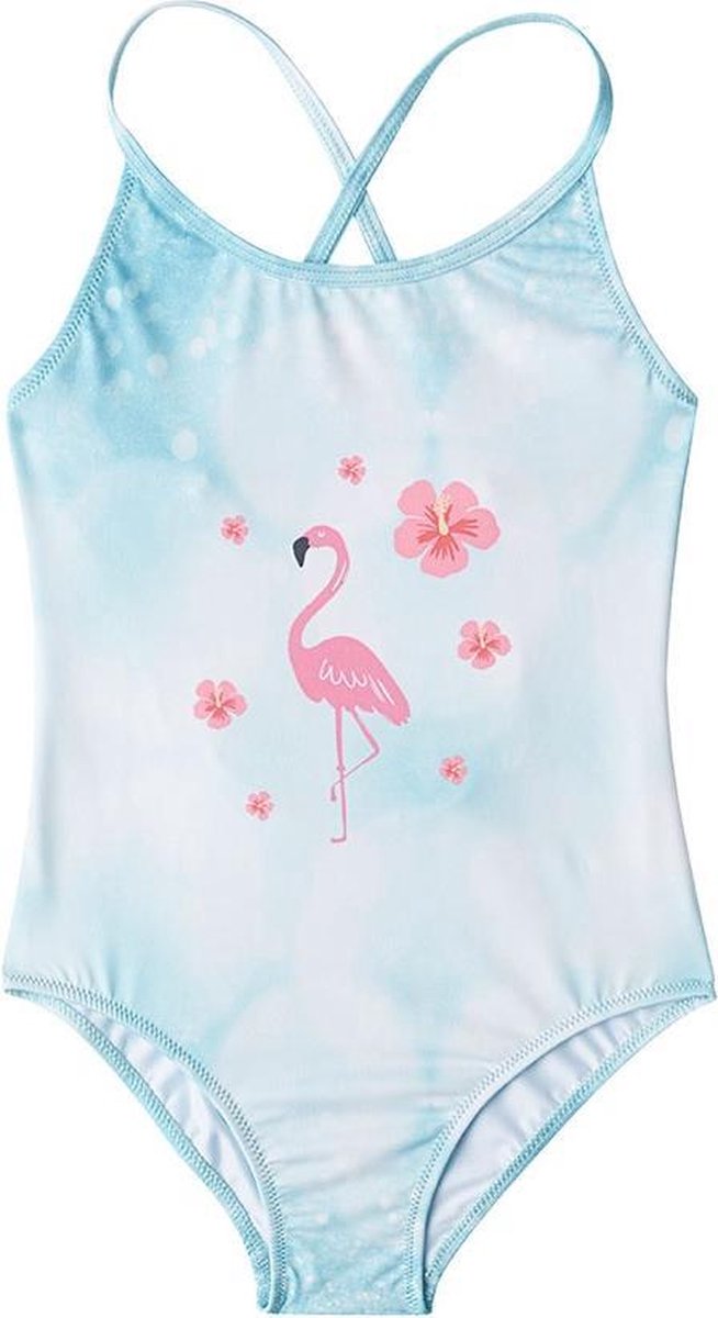 Slipstop Badpak Pinky Blauw Meisjes Maat 92/98