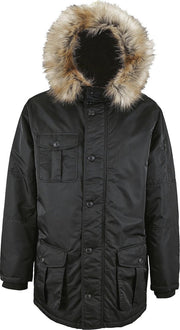 Senvi Men's Parka - Water & Winddicht - Maat XXL - Kleur Zwart