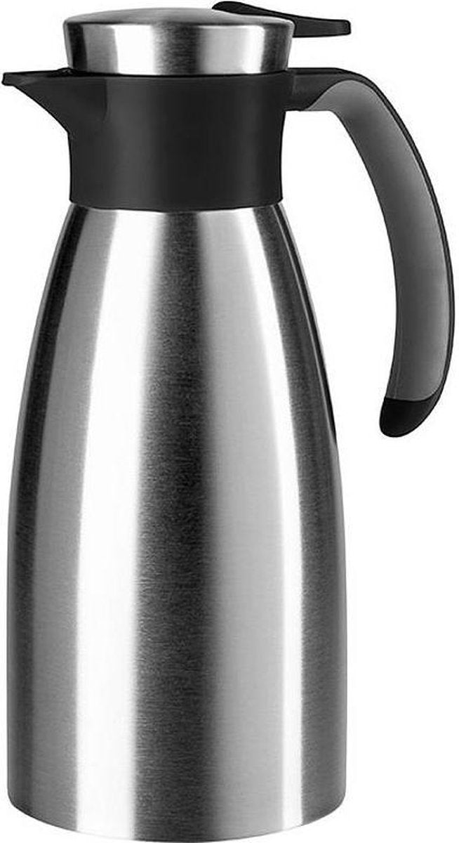 Emsa Soft Grip isoleerkan. Quick Tip. 1.0 L. RVS/zwart