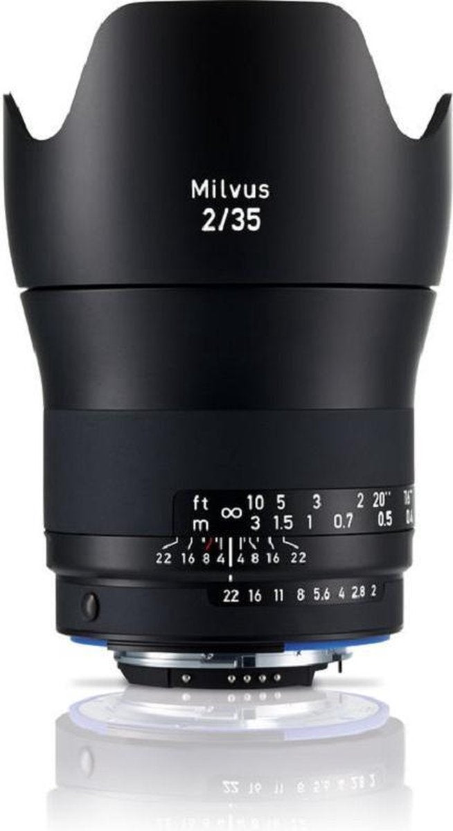 Carl Zeiss Milvus 2/35 SLR Groothoeklens Zwart