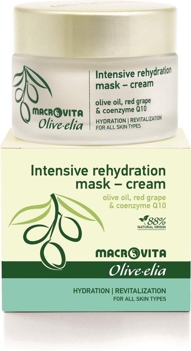 Macrovita Olive-elia Intensief Rehydraterend Masker