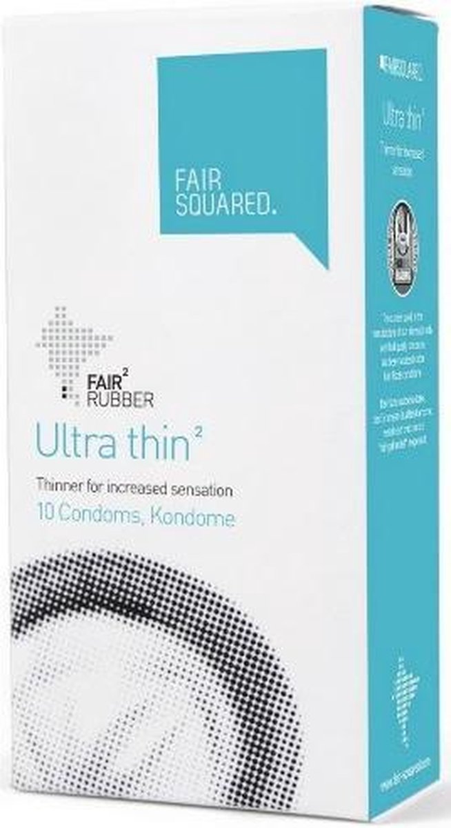 Fair squared condoom ult.thin 10 st