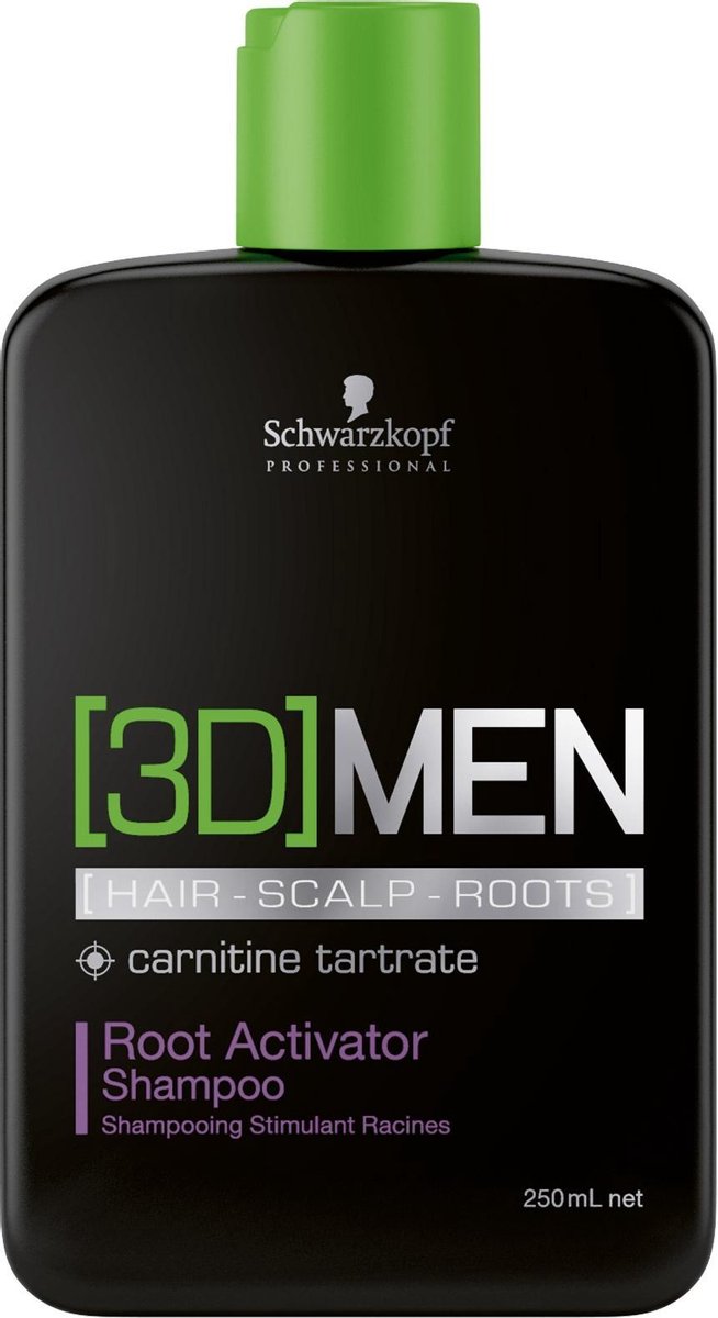 Schwarzkopf 3Dmen Root Activator Mannen Zakelijk Shampoo 250 ml