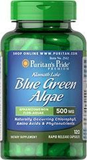 Puritan's Pride Klamath lake blue green algae 120 Capsules 2542
