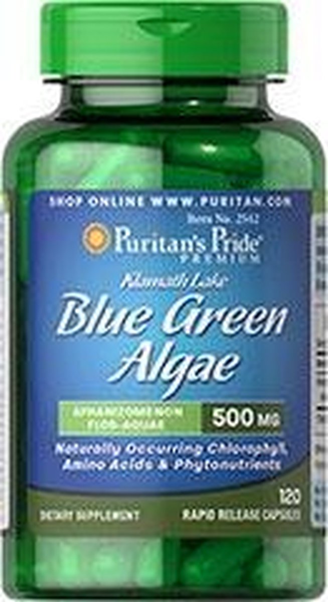 Puritan's Pride Klamath lake blue green algae 120 Capsules 2542