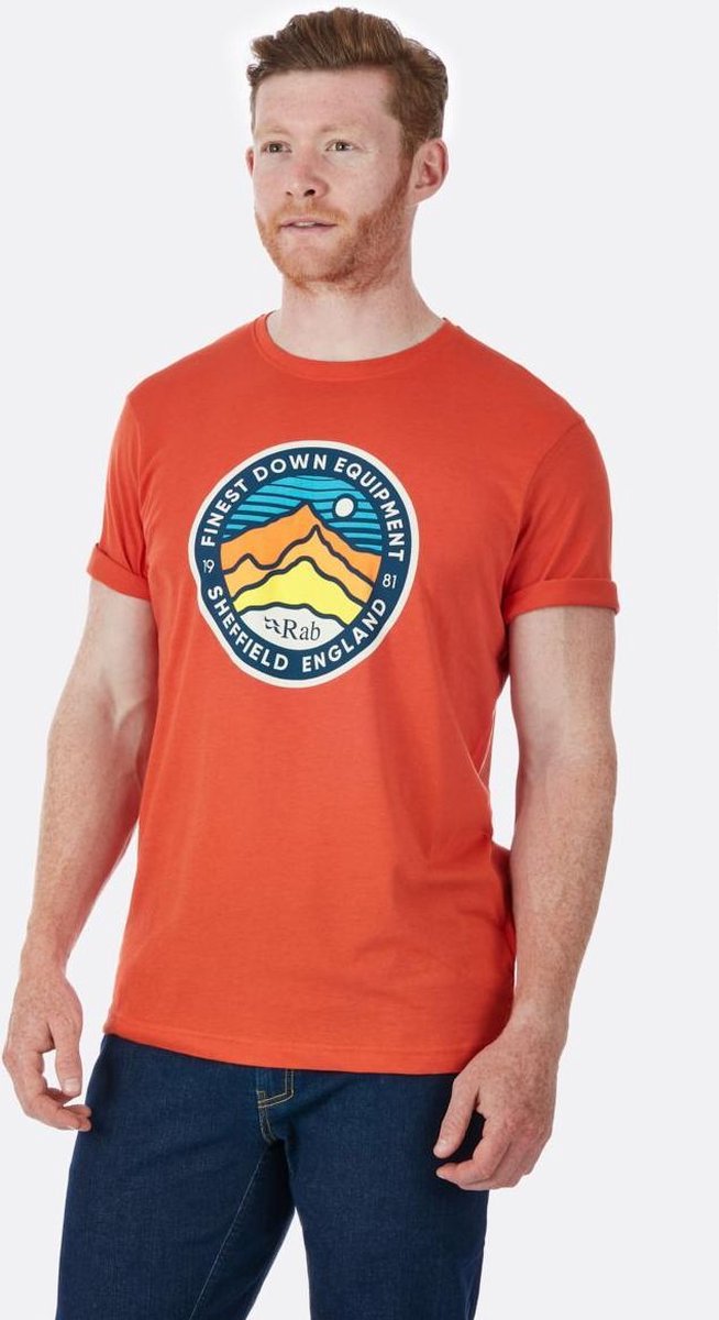 Rab Stance 3 peaks ss tee qca 98 fc firecracxker L