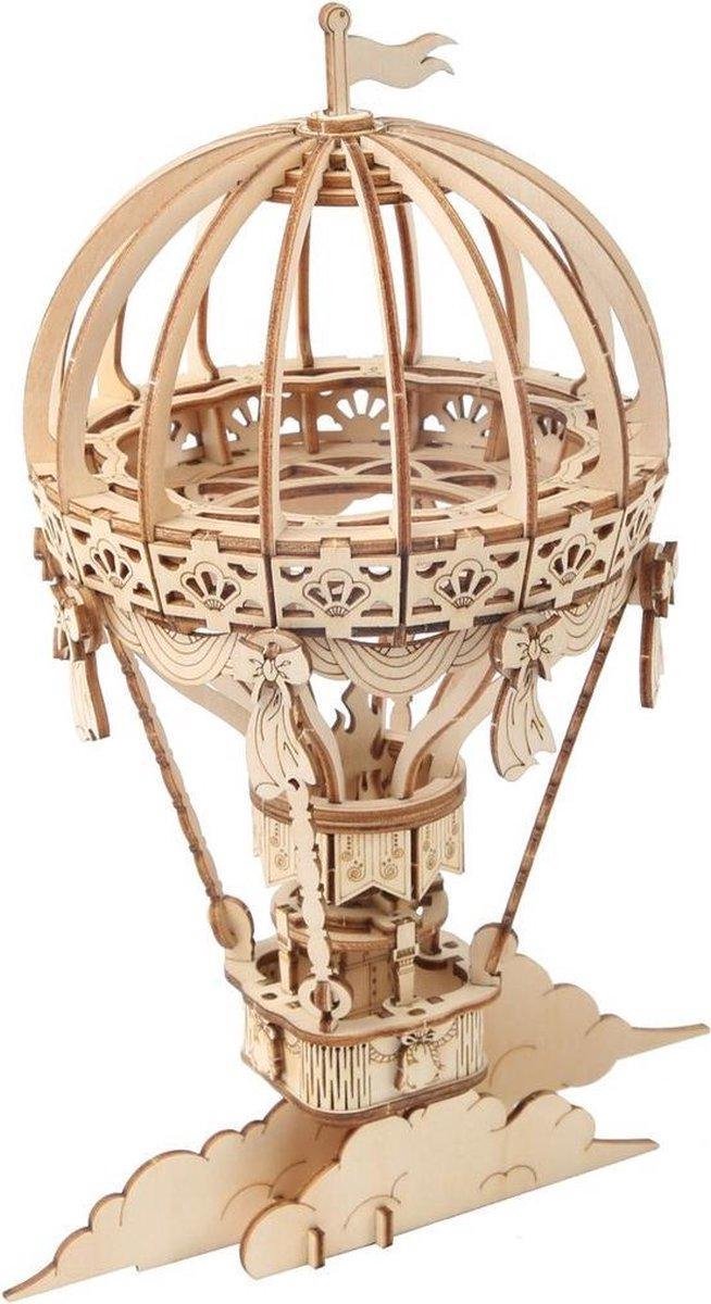 Modern 3D puzzel modelbouw pakket Heteluchtballon