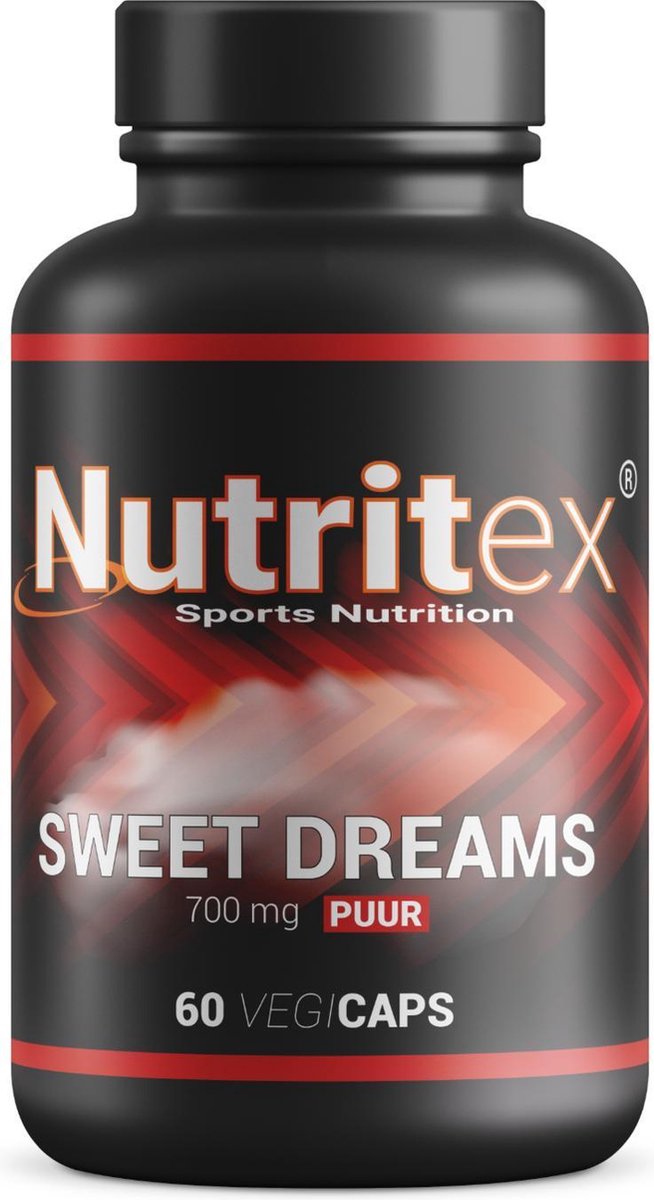 Nutritex© Sweet Dreams - Effectiever dan Melatonine Alleen - 60 Tabletten - Betere Nachtrust - Diepe Slaap - Valeriaan - L-Theanine - Magnesium
