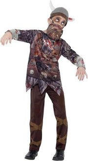 "Zombie Viking kostuum voor kinderen  - Kinderkostuums - 122/134"