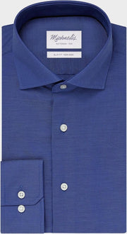 Michaelis Heren Overhemd Donkerblauw Royal Oxford - 38