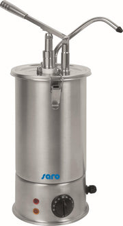 Saro verwarmde Sauzen Dispenser - temperatuur instelbaar - 3 liter - 2 jaar garantie - professioneel model PD-17