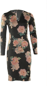 SRNDPTY Jurk Carly Flowergarden zwart XXL