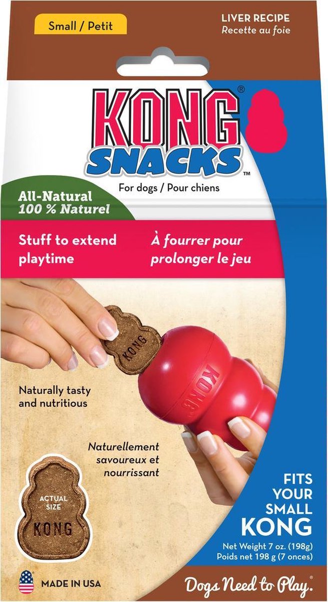 Kong Stuff 'n Mini Hondensnack -  Lever