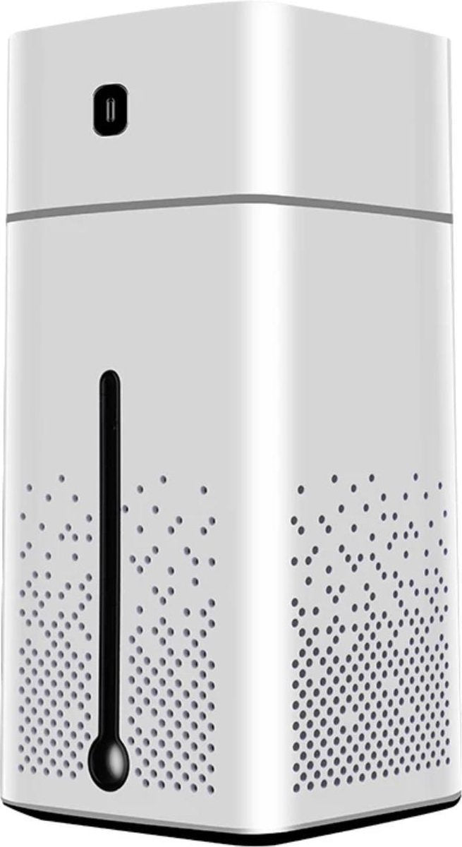 Luchtbevochtiger met 7 Kleuren LED Nacht lamp - 1000ML - Aromatherapie - Verdamper - Vernevelaar - Luchtreiniger - AirCooler - Humidifier - Wit!
