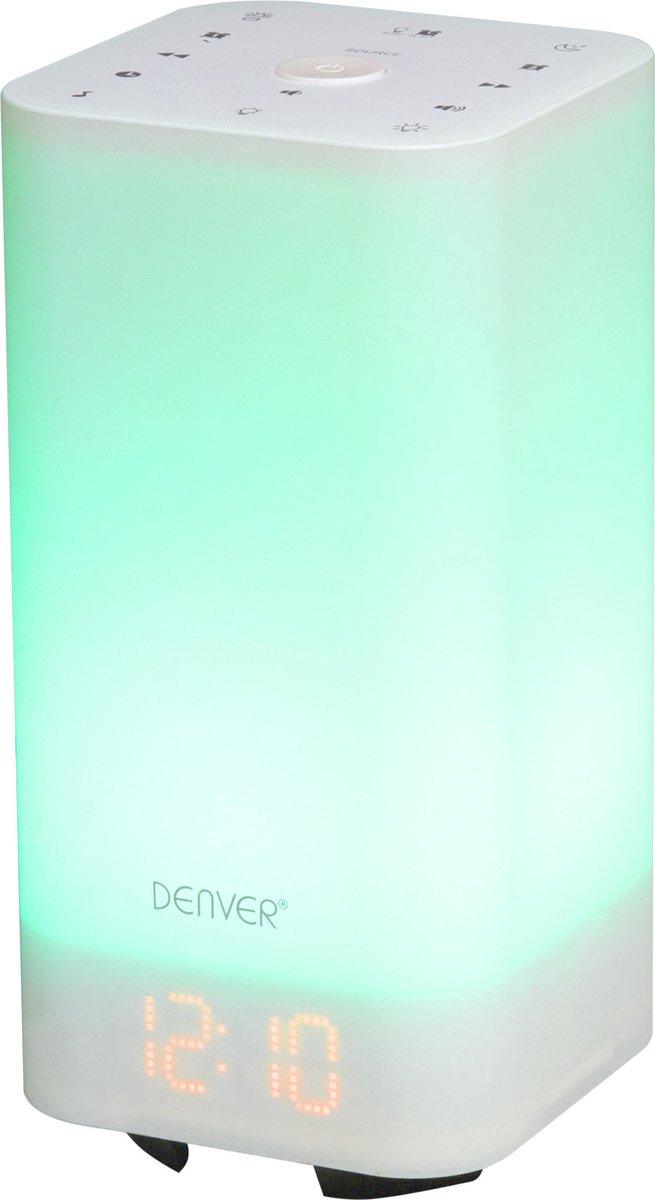 Denver CRL-320 - Wekkerradio met moodlight - Wit