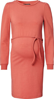 Supermom Jurk Sweat Marsala Zwangerschap Maat XL